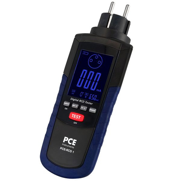 PCE Instruments Installation Tester, Quick Testing of FI Switches, PCE-RCD 1