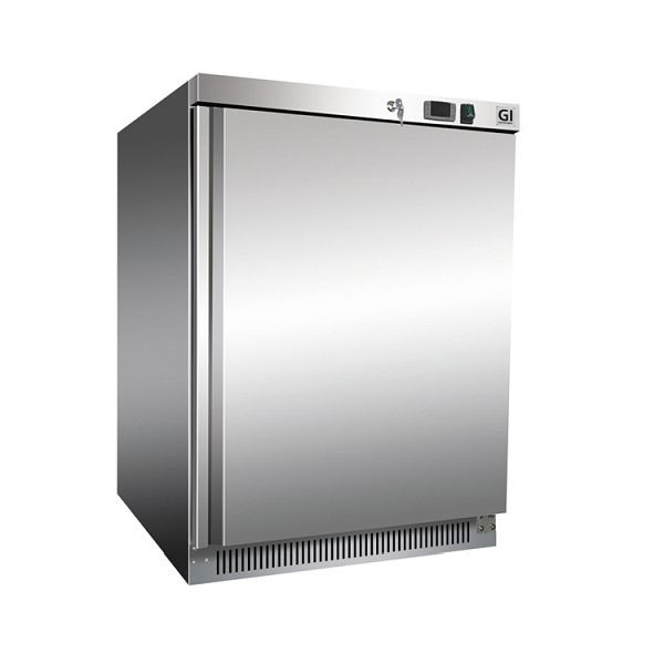 Hladilnik Gastro-Inox iz nerjavečega jekla 200 l, statično hlajen, neto prostornina 140 l, 201.110
