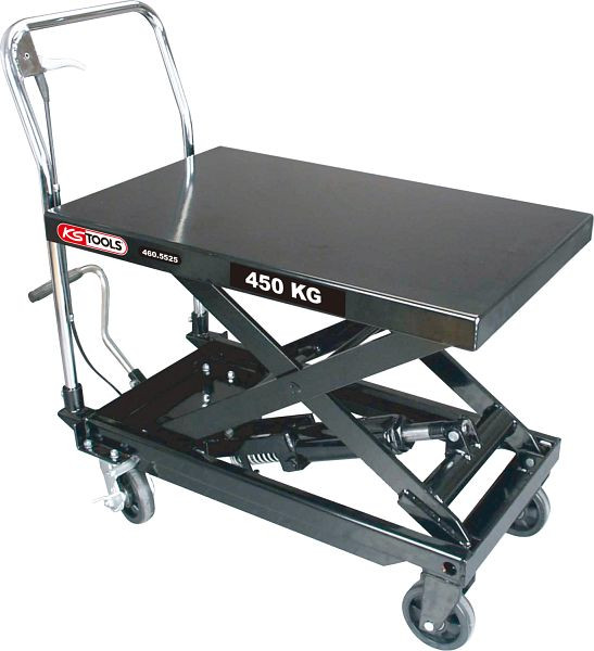 KS Tools Hidravlična skladiščna miza, premična, 450 kg, 460.5525
