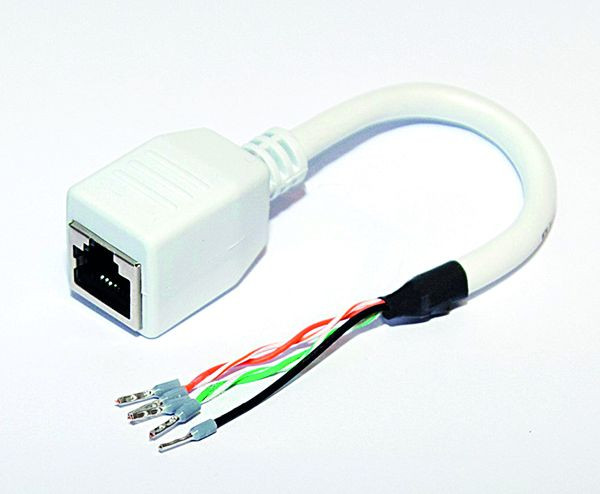 Prelomni kabel TCS za neposredno povezavo IP naprav ISW5410 / IVW5411 RJ45 priključek, ZIX1402-0000