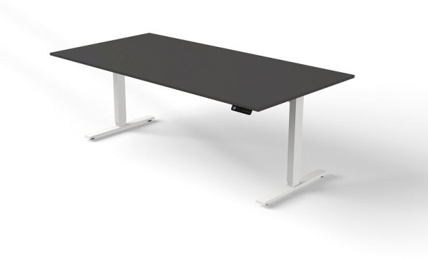 Kerkmann sedežna/stoječa miza Š 2000 x G 1000 mm, električno nastavljiva višina od 720-1200 mm, Move 3, barva: antracit, 10381713