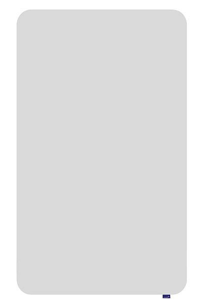 Bela tabla Legamaster ESSENCE, modernega dizajna z zaobljenimi vogali, emajlirana, 119,5 x 200 cm, 7-107094