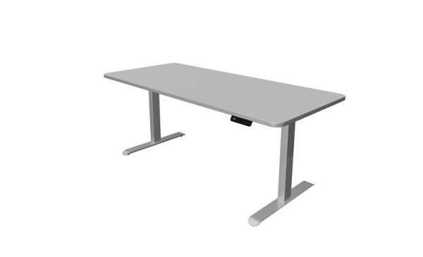 Kerkmann sedeča/stoječa miza, Move 3 Premium, Š 1800 x G 800 mm, električno nastavljiva višina od 720-1210 mm, svetlo siva, 10331511