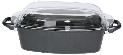 Pekač Contacto, pravokoten 33 cm lito aluminij z zaščito proti prijemanju, 5502/330