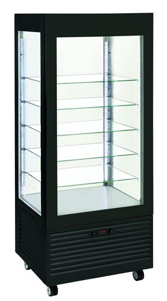 ROLLER GRILL hladilna vitrina Panorama RD 800 s 5 steklenimi policami 665x455 mm, RD800