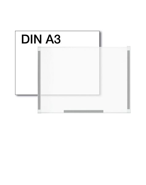 Kerkmann žep za plakate DIN A3, Š 297 x G 3 x V 420 mm, prozoren, 44694300