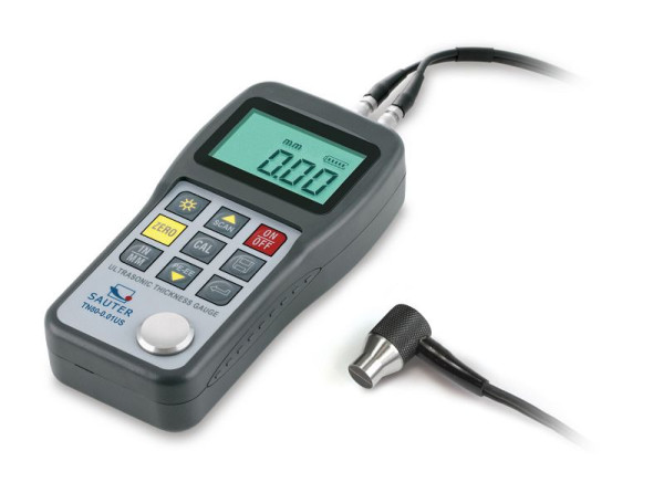 Sauter ultrazvočni merilnik debeline materiala SAUTER TN 80-001US, čitljivost 0,01 mm, merilna frekvenca 7 MHz, TN 80-0,01US