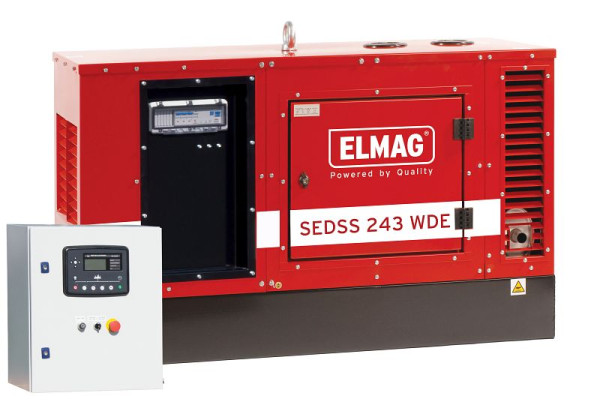 ELMAG kompletni paket zasilnega napajanja SEDSS 243WDE-ASS z DIESEL generatorjem z motorjem KUBOTA V1505, 00549
