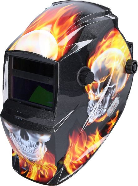 Zaščitna čelada za avtomatske varilce KS Tools, Flame Design, 310.0155