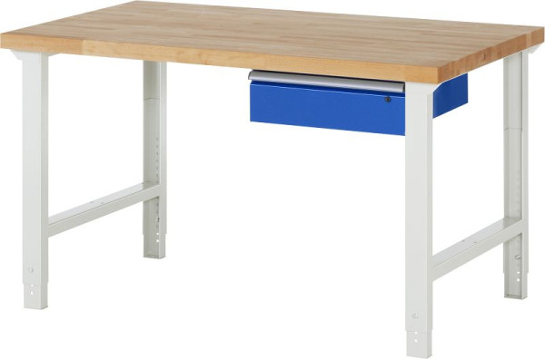 RAU delovna miza serije 7000 - model 7001A1, Š1500 x G900 x V790-1140 mm, 03-7001A1-159B4H.11