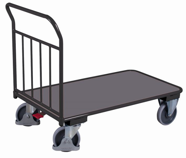 VARIOfit voziček za potiskanje z navpičnimi cevmi, zunanje mere: 1.100 x 700 x 1.030 mm (ŠxGxV), sw-700.105/AG