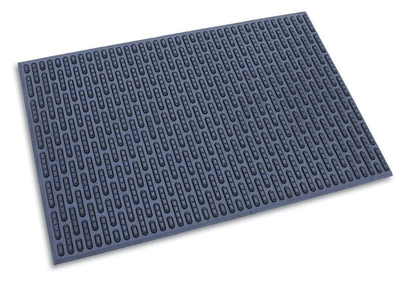 Ergomat Softline črne podloge proti utrujenosti za čiste prostore, dolžina 90 cm, širina 60 cm, SL6090-BK