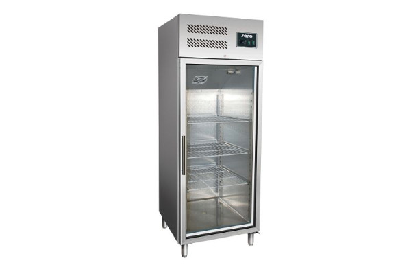 Saro komercialni hladilnik s steklenimi vrati - 2/1 GN model GN 600 TNG, 323-3102
