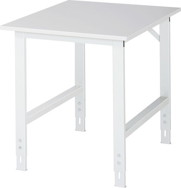 Delovna miza serije RAU Tom (6030) - višinsko nastavljiva, melaminska plošča, 750x760-1080x1000 mm, 06-625M10-07.12