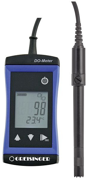 Greisinger G 1610 Vodoodporen merilnik raztopljenega kisika (DO) s senzorjem, kabel 2 m, 610003