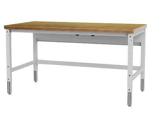 Pakirna miza Bedrunka+Hirth Comfort, osnovna miza, vpenjalna ključavnica, mere: 1500 x 750 mm, material delovne plošče: bukev multiplex, PT4150KL75B