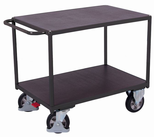VARIOfit težki namizni voziček z 2 nakladalnima površinama, zunanje mere: 1.190 x 700 x 925 mm (ŠxGxV), sw-700.530/AG