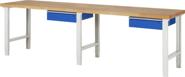 RAU delovna miza serije 7000 - model 7001A1, Š3000 x G700 x V790-1140 mm, 03-7001A1-307B4H.11