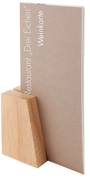 Držalo za kartice APS, 8,5 x 6 cm, višina: 4,5 / 8,5 cm, les, lahko se uporablja navpično in vodoravno, pakiranje 2 kom, 00023