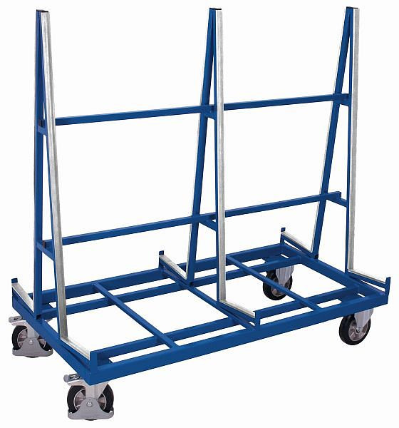 VARIOfit panelni voziček, dvostranski, zunanje mere: 1.380 x 880 x 1.705 mm (ŠxGxV), sw-1306