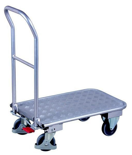 VARIOfit zložljiv aluminijast voziček z 2 nivojema, zunanje mere: 905 x 450 x 965 mm (ŠxGxV), ap-450.813