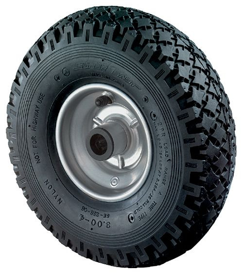 BS wheels pnevmatsko kolo, širina 50 mm, Ø200 mm, do 80 kg, črna gumijasta tekalna površina, ohišje kolesa jekleno platišče pocinkano/barvano, valjčni ležaj, C90.201