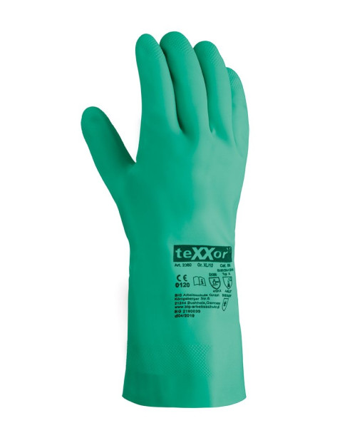 teXXor kemično zaščitne rokavice NITRIL, vel.: 7, pak.: 144 par., 2360-7