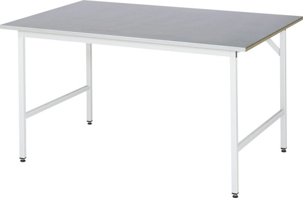 Delovna miza serije RAU Jerry (osnovna miza), Š1500 x G1000 x V800-850 mm, 06-500ES10-15.12