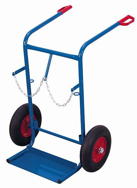 Jekleni voziček VARIOfit za 2 plastenki po 40 - 50 litrov, zunanje mere: 855 x 975 x 1.240 mm (ŠxGxV), fk-1300