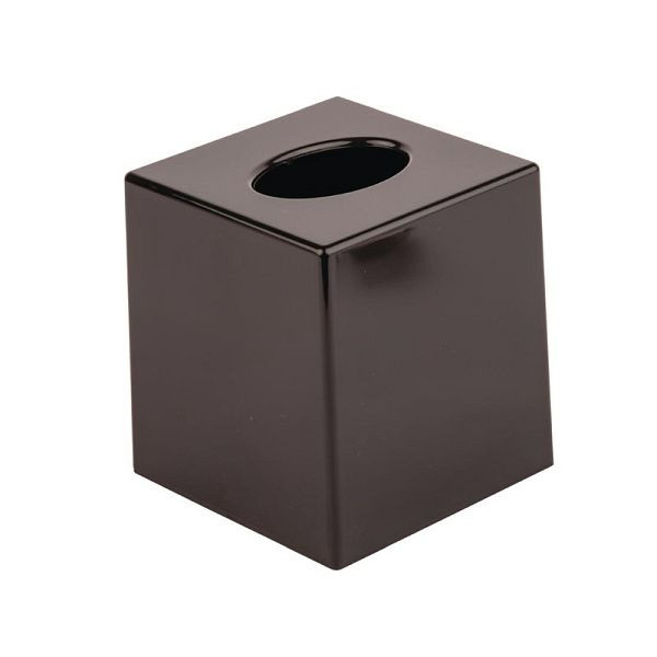 Škatla za robčke Bolero črna kocka, DA603