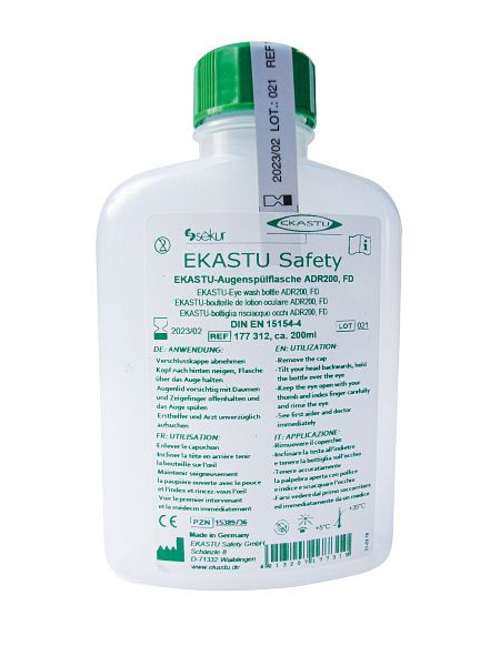 EKASTU Safety steklenička za izpiranje oči ADR200, FD, 177312
