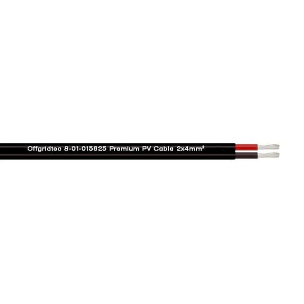 Offgridtec solarni kabel 2x4mm² PV1-F 4mm² dvožilni solarni kabel črn, 8-01-016005