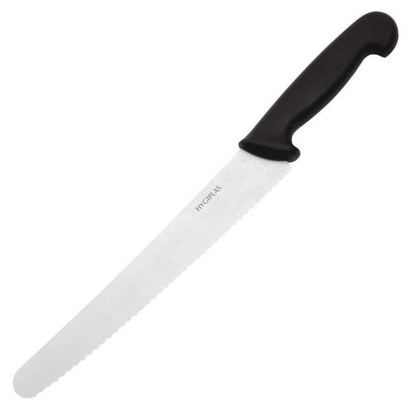 Hygiplas črn pekovski nož 25 cm, CF895
