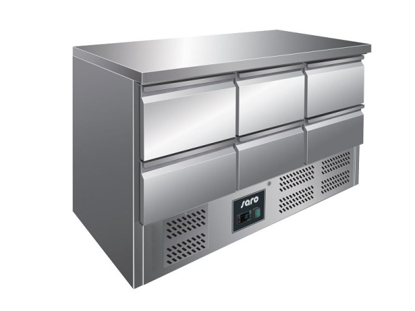 Saro hladilna miza s predali model VIVIA S 903 S/S TOP - 6 x 1/2 GN, 323-10041