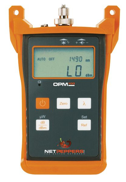 NetPeppers optični merilnik moči za meritve optičnih vlaken OPM100, NP-FIBER100