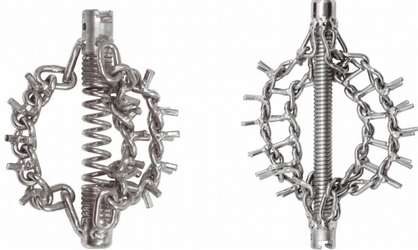 KS Tools glava za metalec verige z verigo za konice, 3 verige premera 30 mm, 16 mm, 900.2184