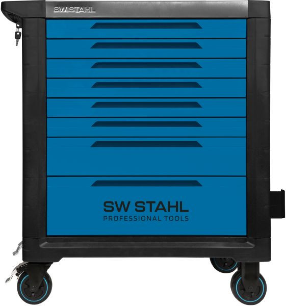 SW-Stahl profesionalni delavniški voziček TT802, moder, neopremljen, 07110L