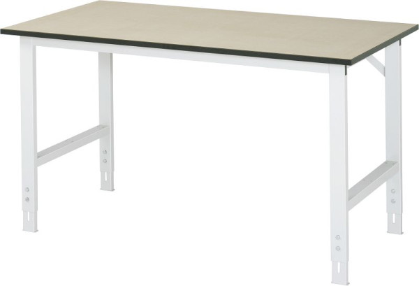 Delovna miza serije RAU Tom (6030) - nastavljiva po višini, MDF plošča, 1500x760-1080x800 mm, 06-625F80-15.12