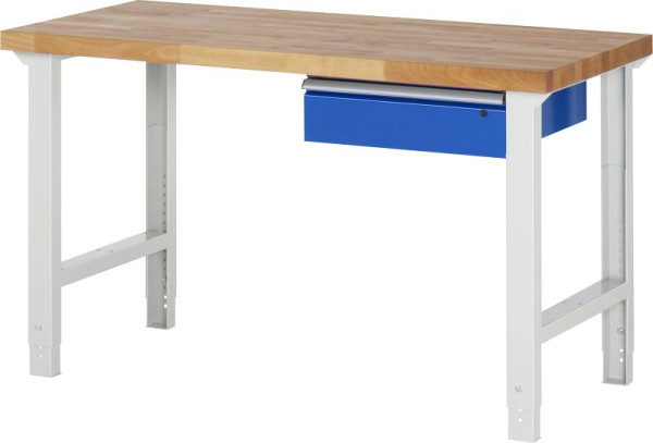 RAU delovna miza serije 7000 - model 7001A1, Š1500 x G700 x V790-1140 mm, 03-7001A1-157B4H.11