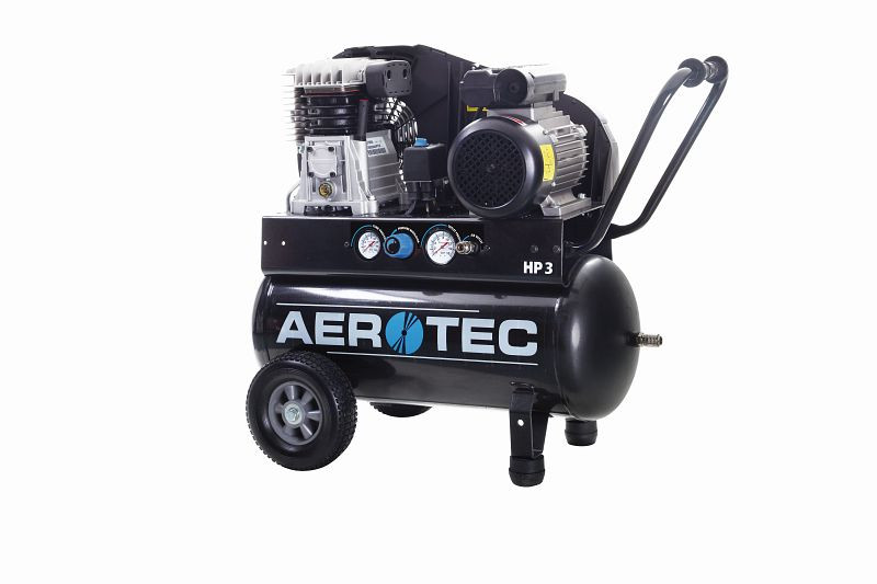 AEROTEC kompresor na stisnjen zrak mobilni Batni kompresor, mazan z oljem, 2013210