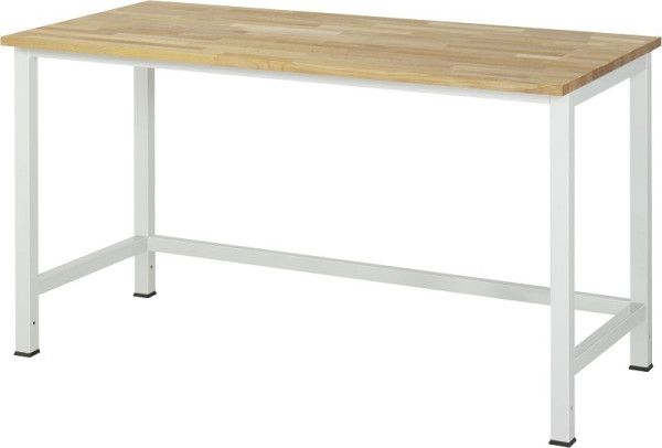 RAU delovna miza serije 900, masivna bukova plošča, 1500x825x800 mm, 03-900-1-B25-15.12