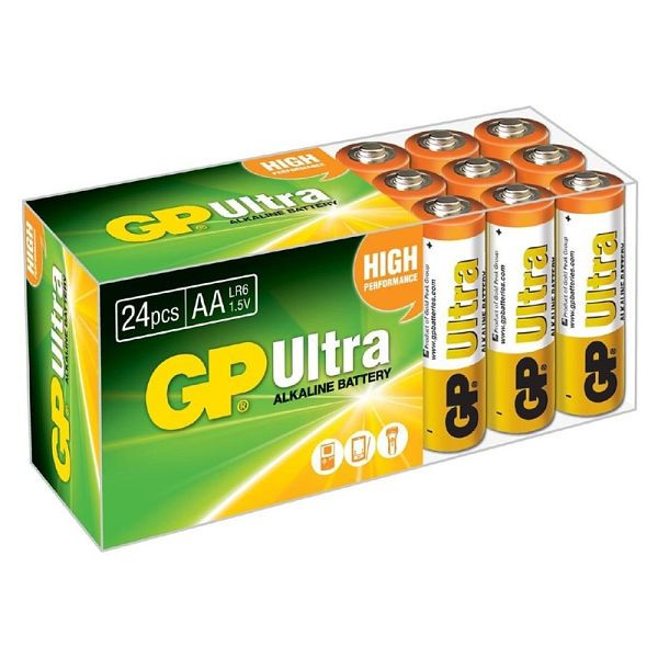 GP Ultra Battery Alkaline AA (paket 24), FS712