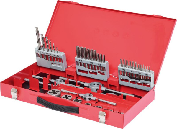 KS Tools HSS set orodja za rezanje navojev, 44 kosov, 331.0644