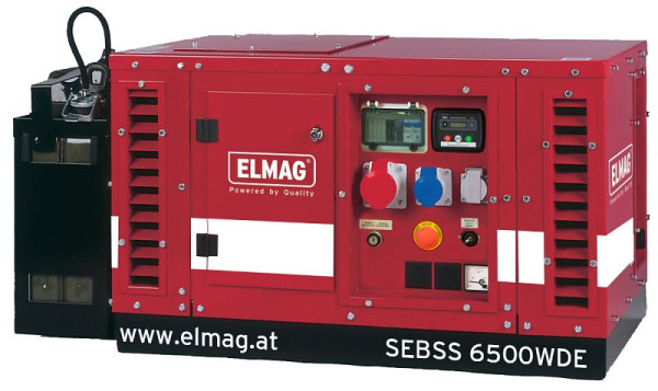 ELMAG agregat SEBSS 12000WDE, z motorjem HONDA GX630 (zvočno izoliran), 53147