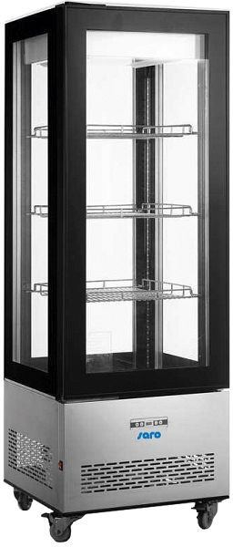 Hladilna vitrina Saro, 400 lit model LEONIE nerjaveče jeklo, 330-1100