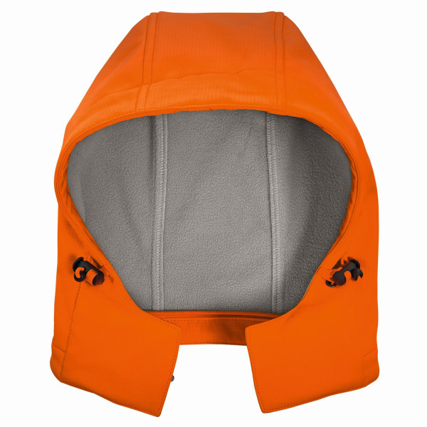 Visokovidna softshell kapuca 4PROTECT, svetlo oranžna, velikost: XS, paket 50, 3473-XS