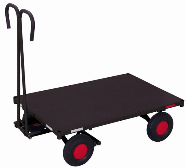 VARIOfit ročni voziček brez stranske stene, zunanje mere: 1.320 x 800 x 1.200 mm (ŠxGxV), kolesni komplet: pnevmatike, zu-05122/AG