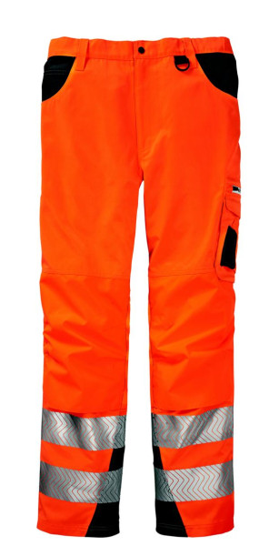 4PROTECT visoko vidne hlače TENNESSEE, vel.: 52, barva: živo oranžna/siva, pak.: 10 kosov, 3850-52
