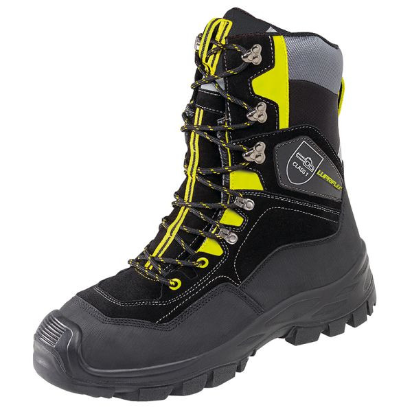 Lupriflex Sportive Hunter zimski zaščitni čevlji, črno/rumeni, vel. 43, PU: 1 par, 3-650-43