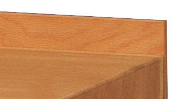 ANKE delovne mize roll-off bar; 2000x90x14 mm; iz bukovega multipleksa; za delovno mizo 2000 mm, 901.822